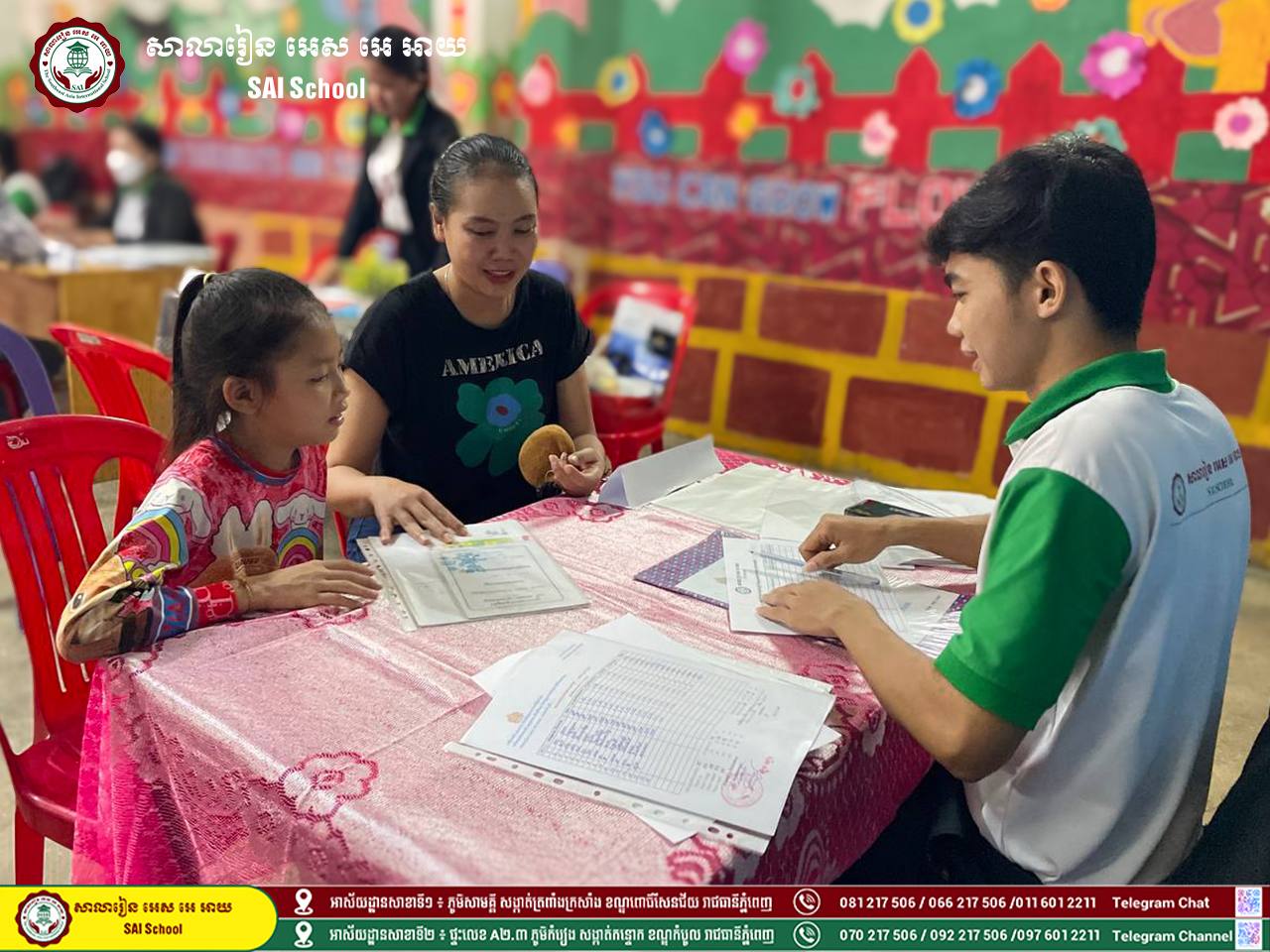 Meeting program between parents or guardians of students and teachers, SAI schools